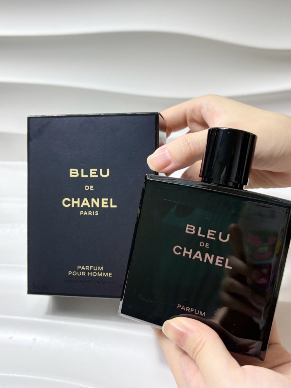 CHANEL Bleu de Chanel Parfum - Black and Dark Blue Bottle